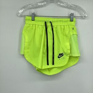 Ladies Nike Air Running Shorts‎ with liner neon yellow XS
